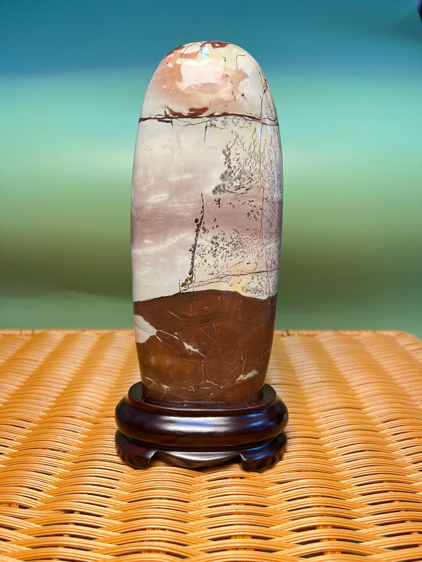 H1001 Picture jasper free form on holder