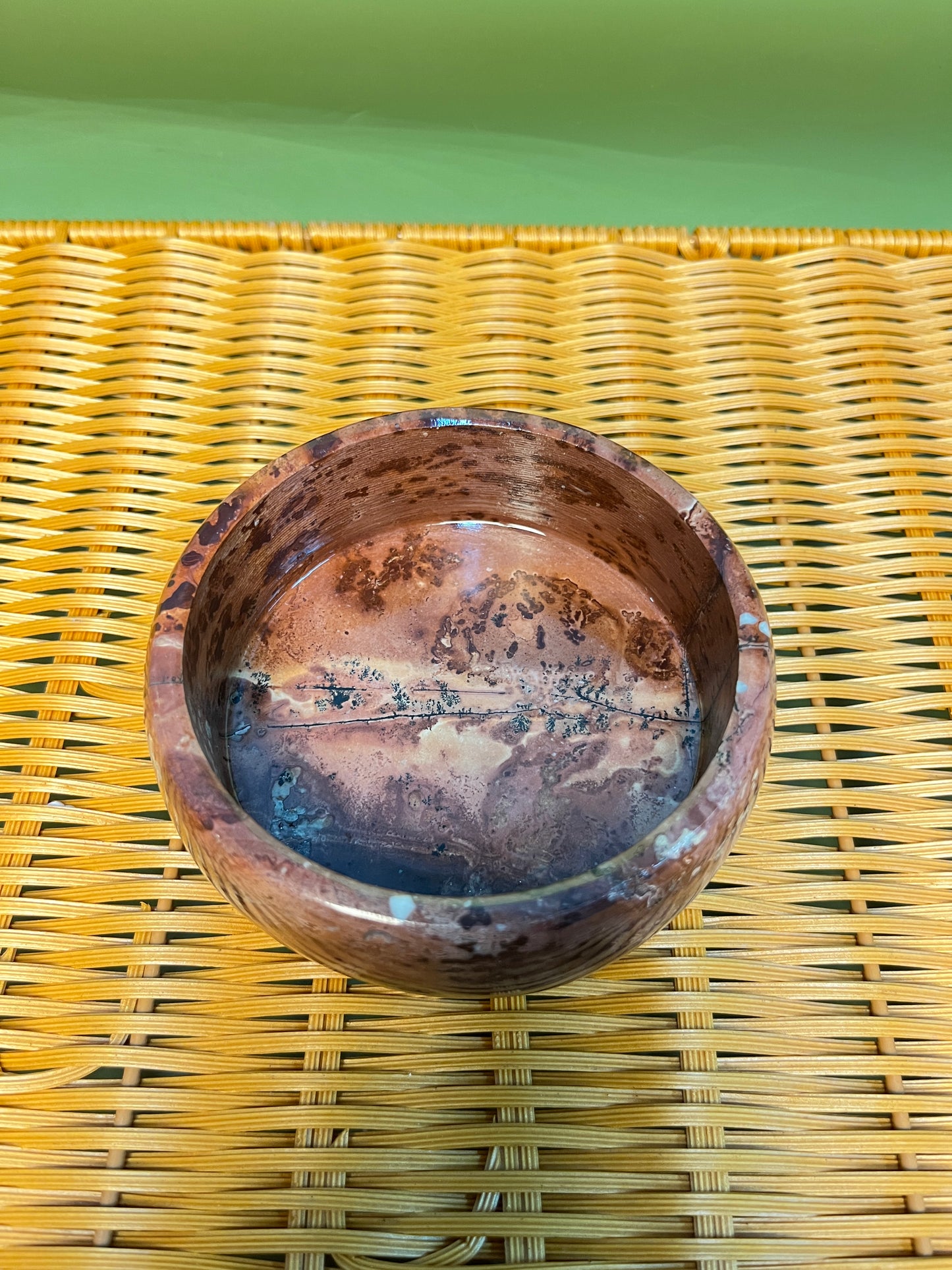 Picture jasper bowl G1011