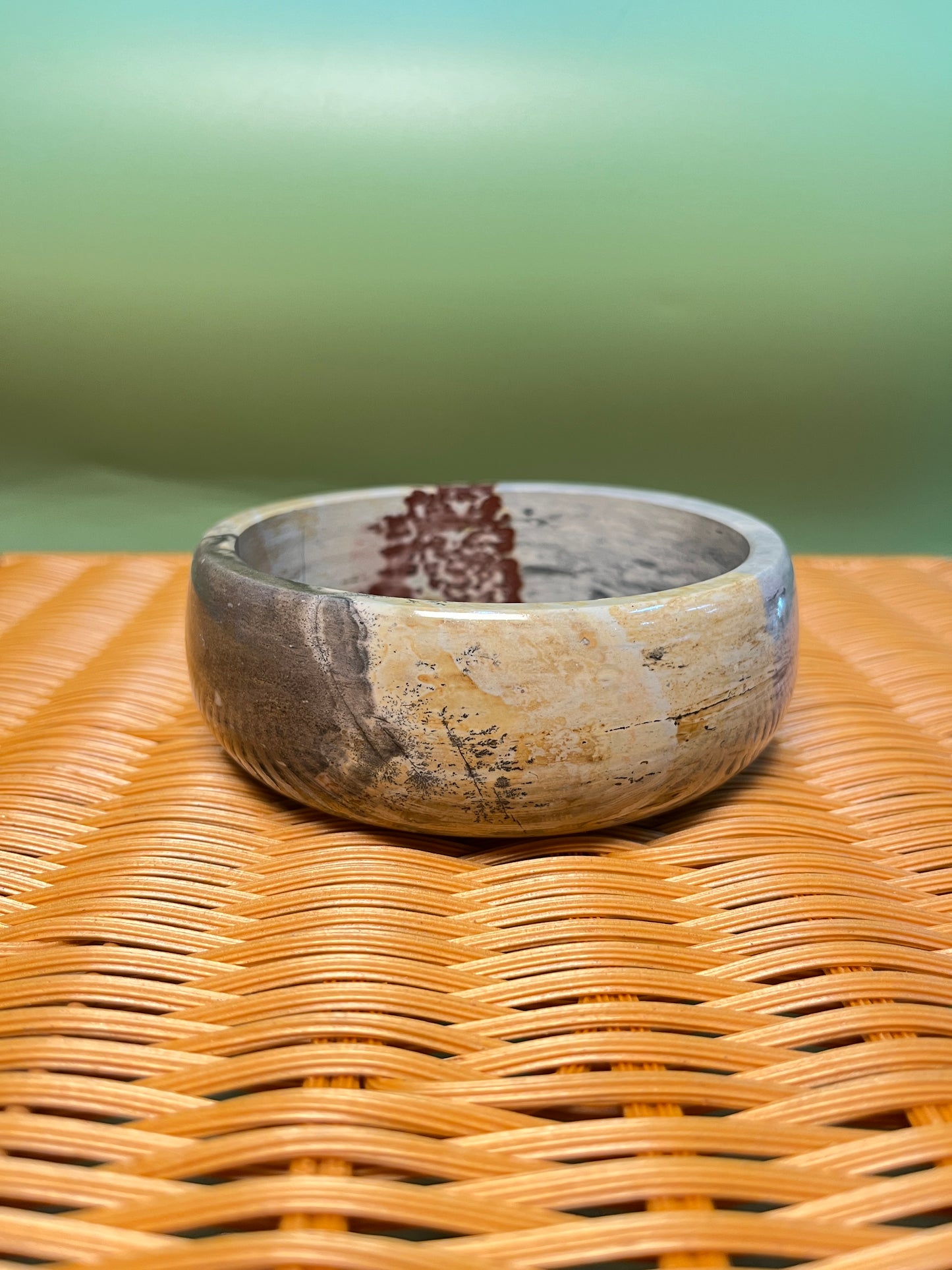 Picture jasper bowl G1008