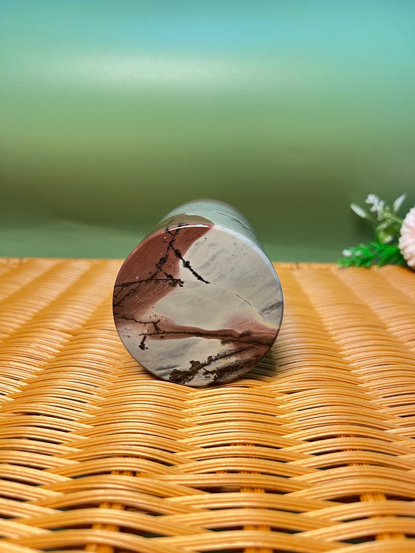 E1005 Picture jasper pen holder