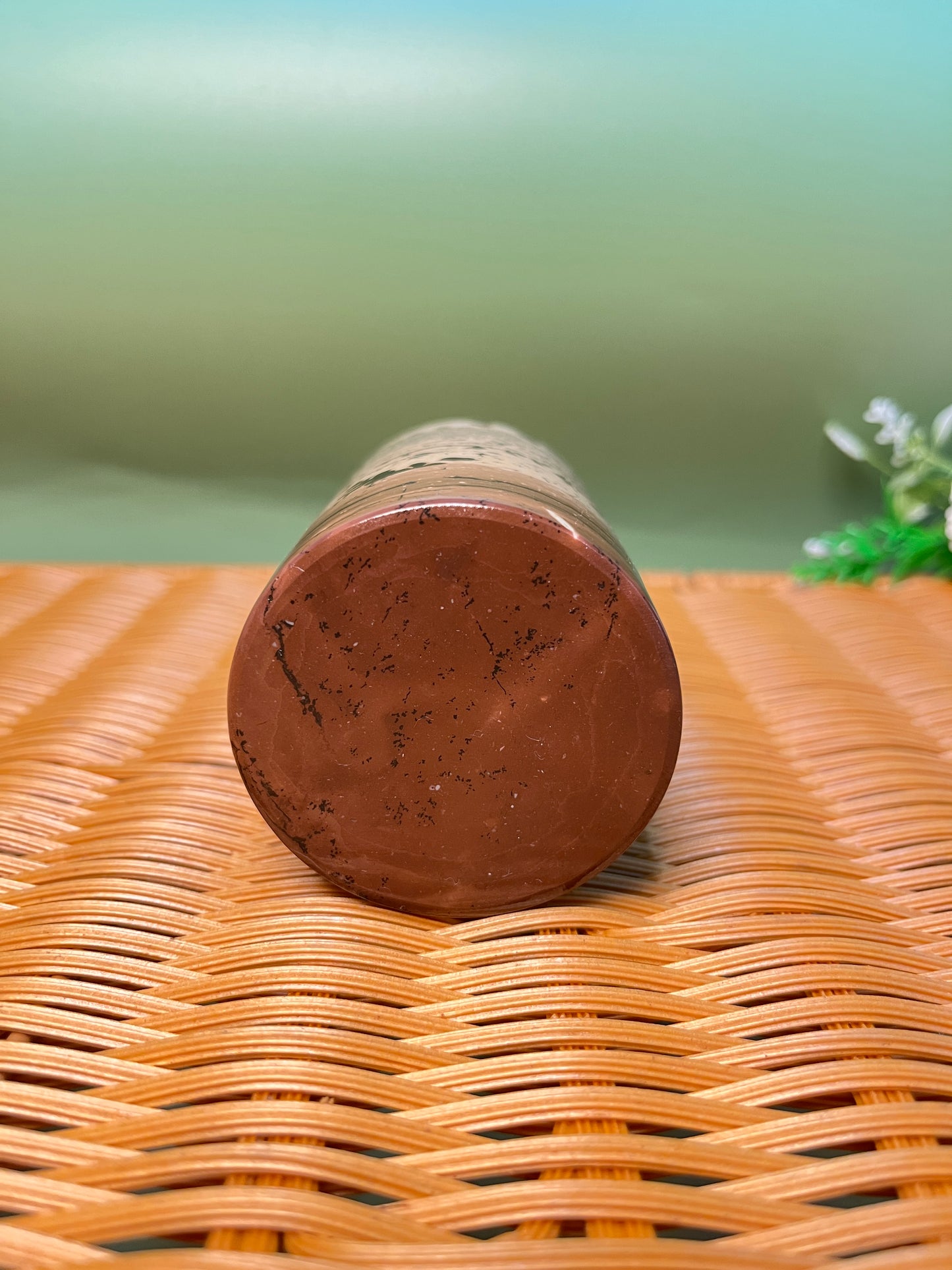 E1003 Picture jasper pen holder