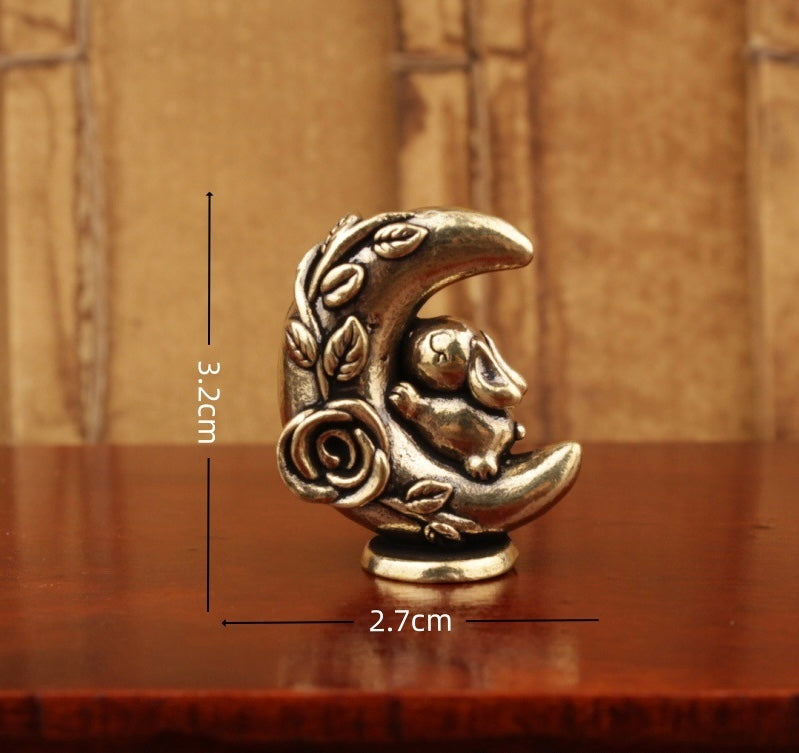 Brass moon bunny