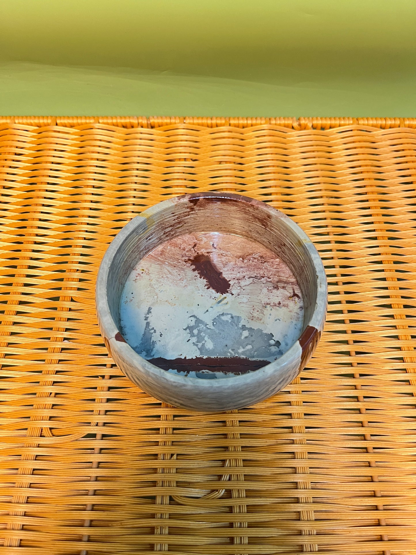 Picture jasper bowl G1006
