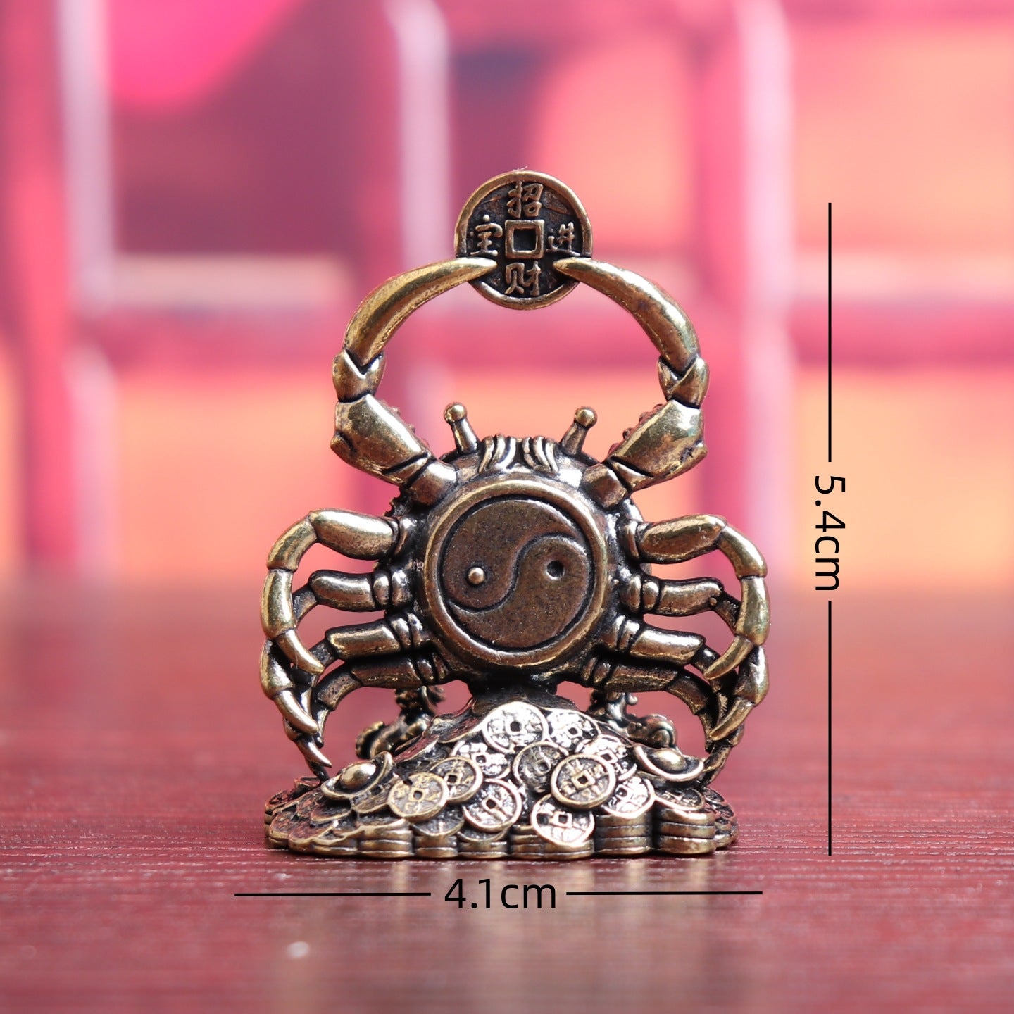 Brass money crab