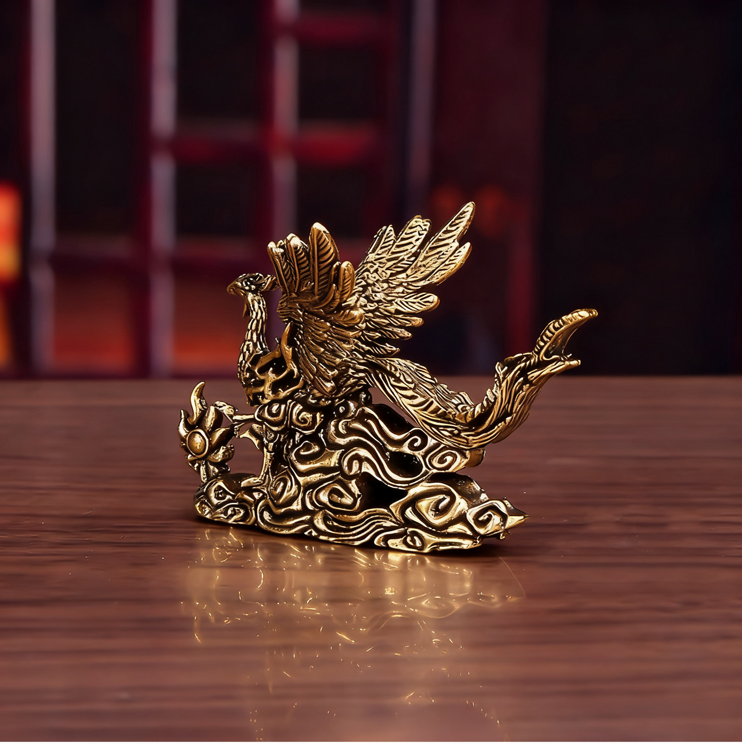 Brass phoenix
