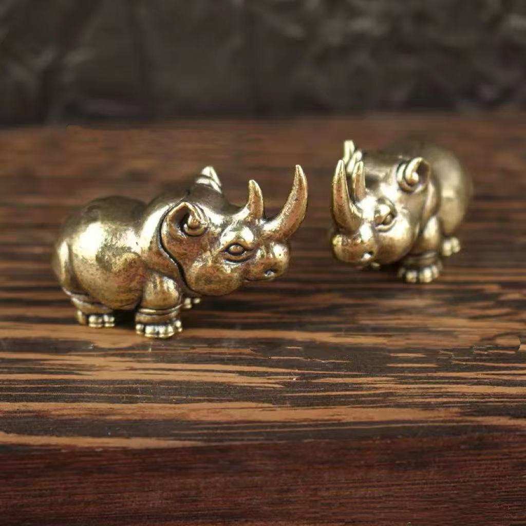 Brass rhino
