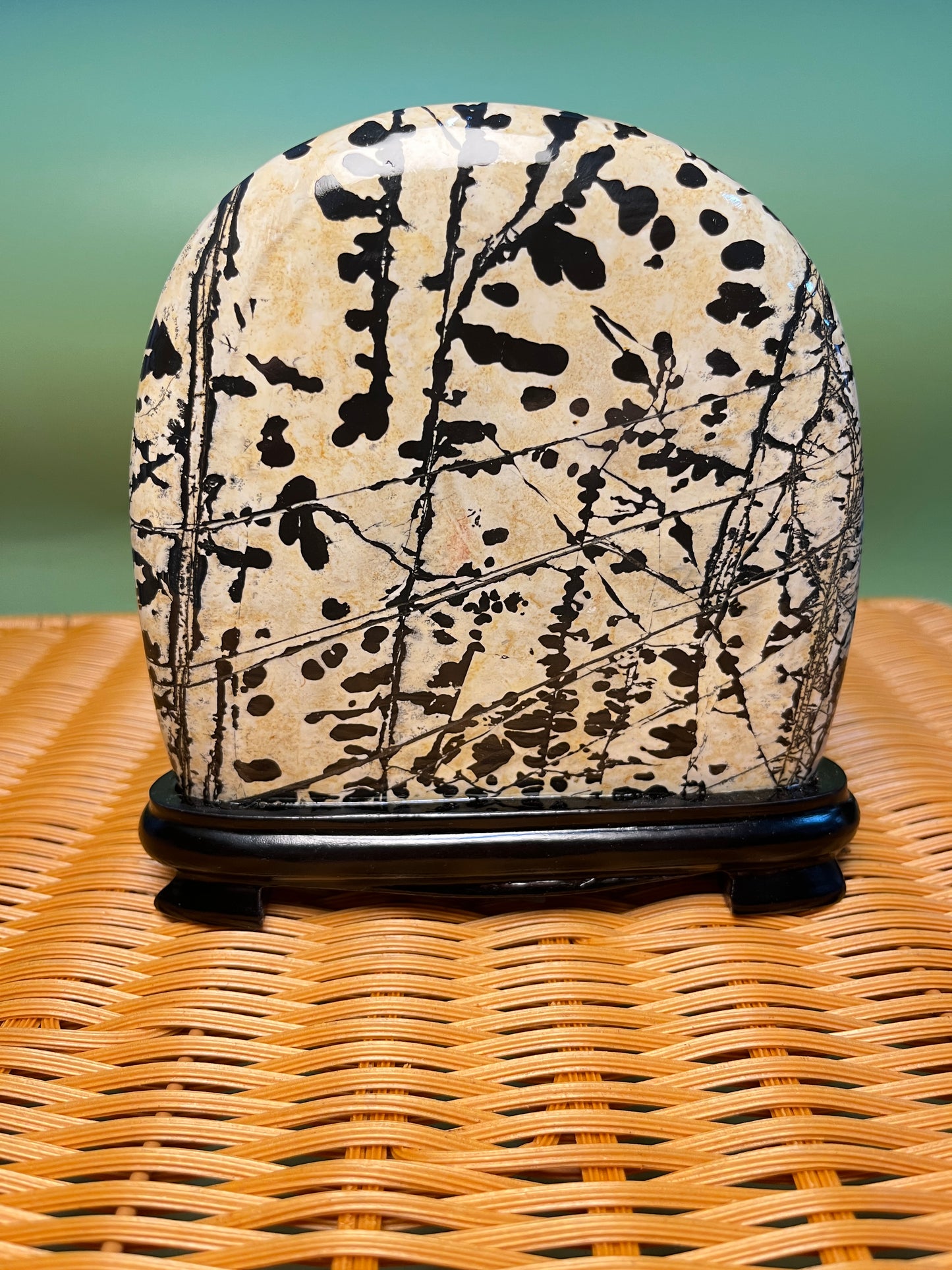 H1020 Picture jasper free form on holder