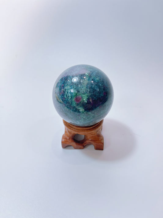 Ruby Zoisite Sphere