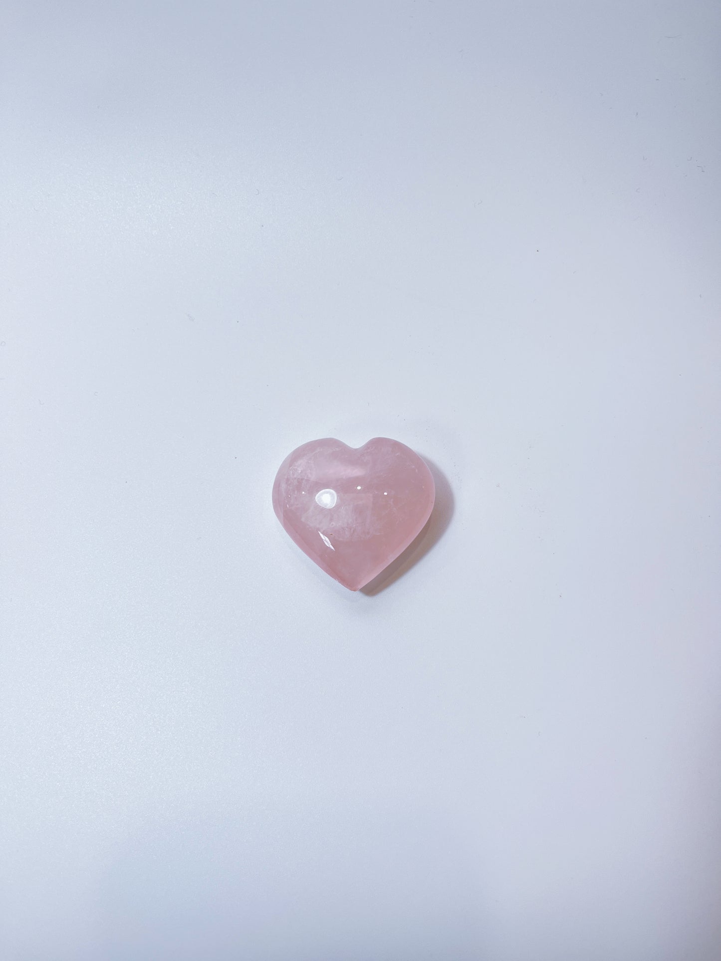 Rose Quartz Heart