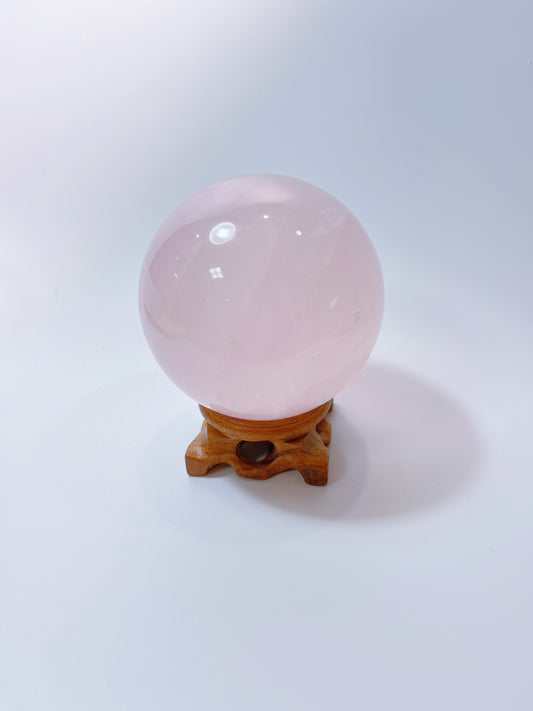 Small-sized Rose Quartz Sphere