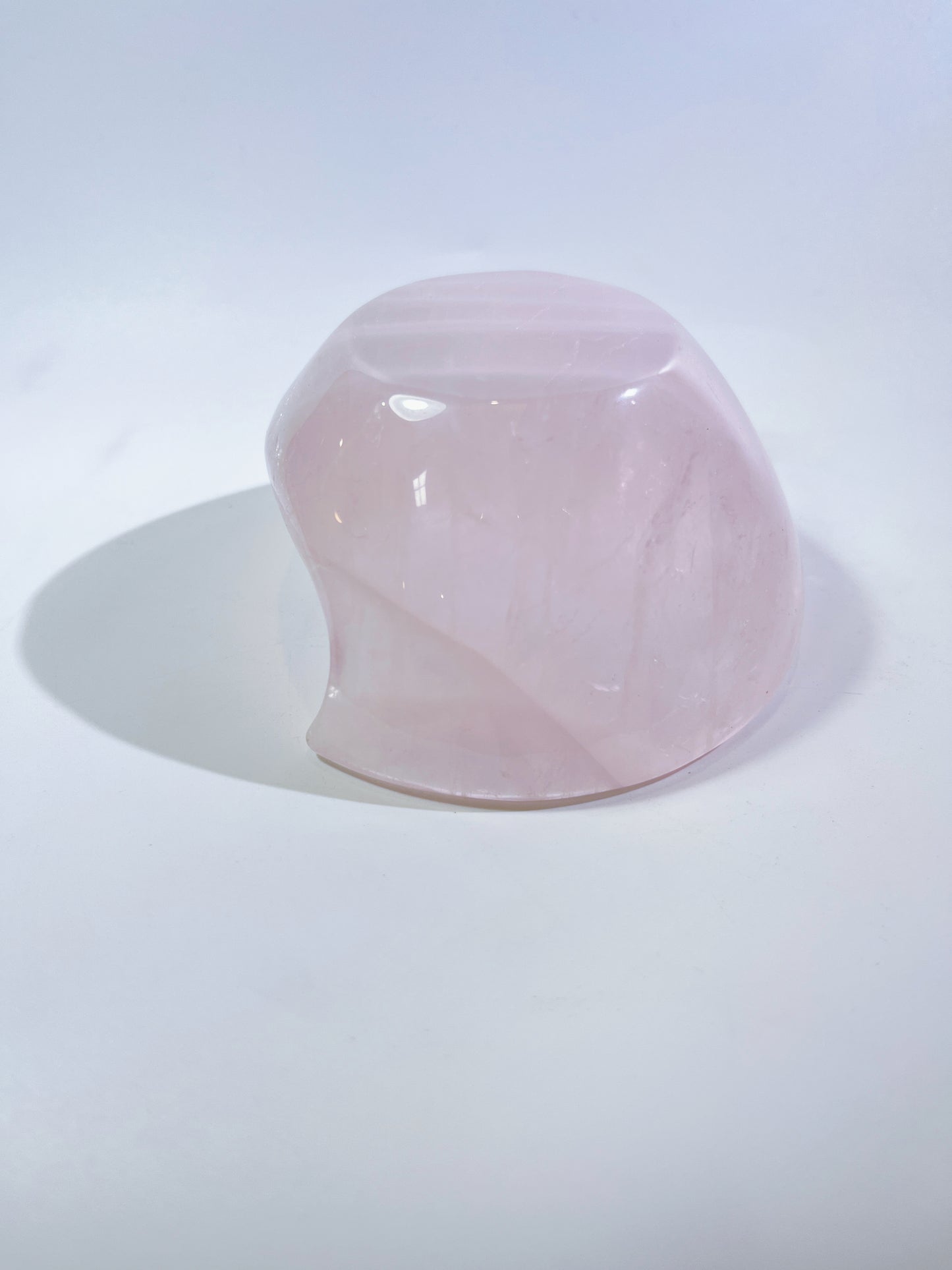 Rose Quartz Teardrop Shaped Bowl