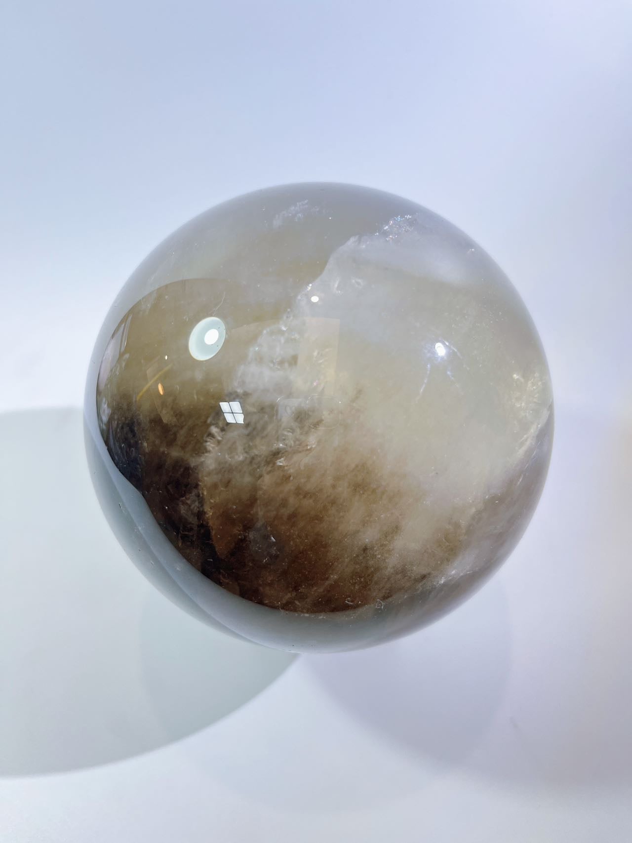 Big-sized  Smoky Quartz Sphere