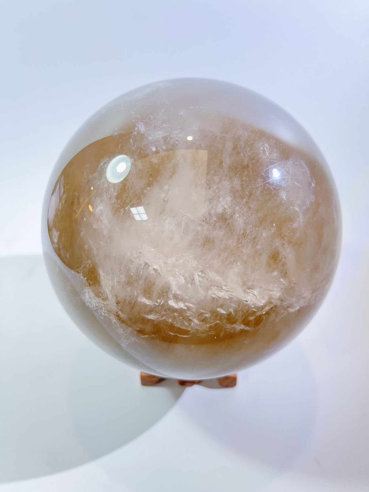 Big-sized  Smoky Quartz Sphere