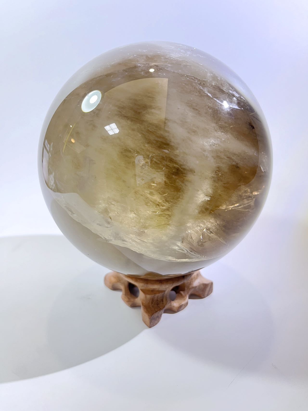 Big-sized  Smoky Quartz Sphere