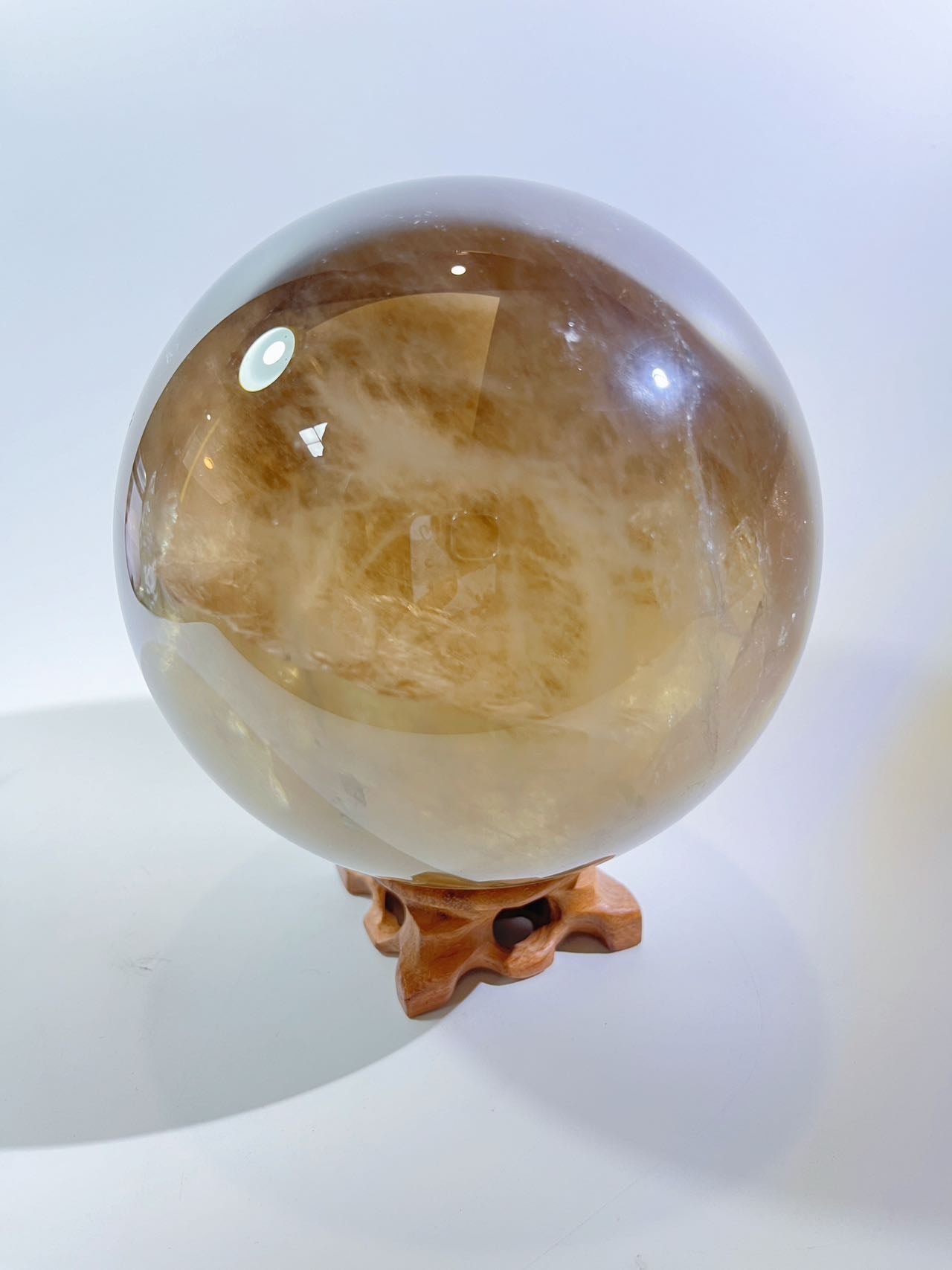 Big-sized  Smoky Quartz Sphere