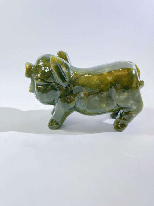 Green Jade Pig