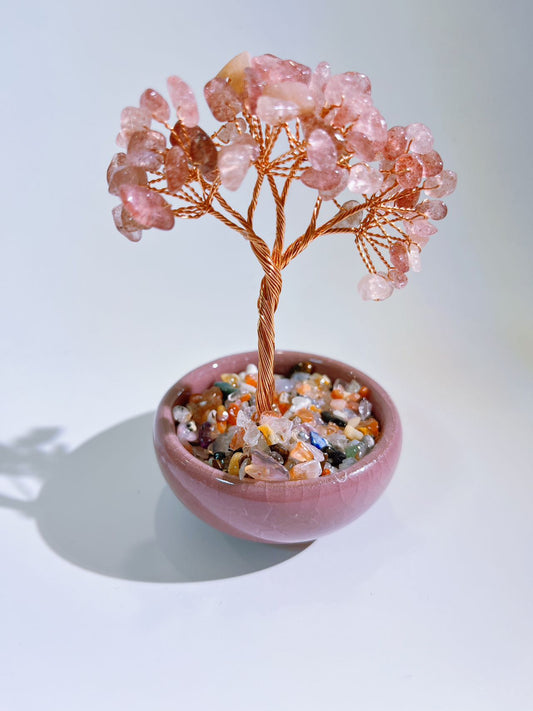 Strawberry Quartz Tree