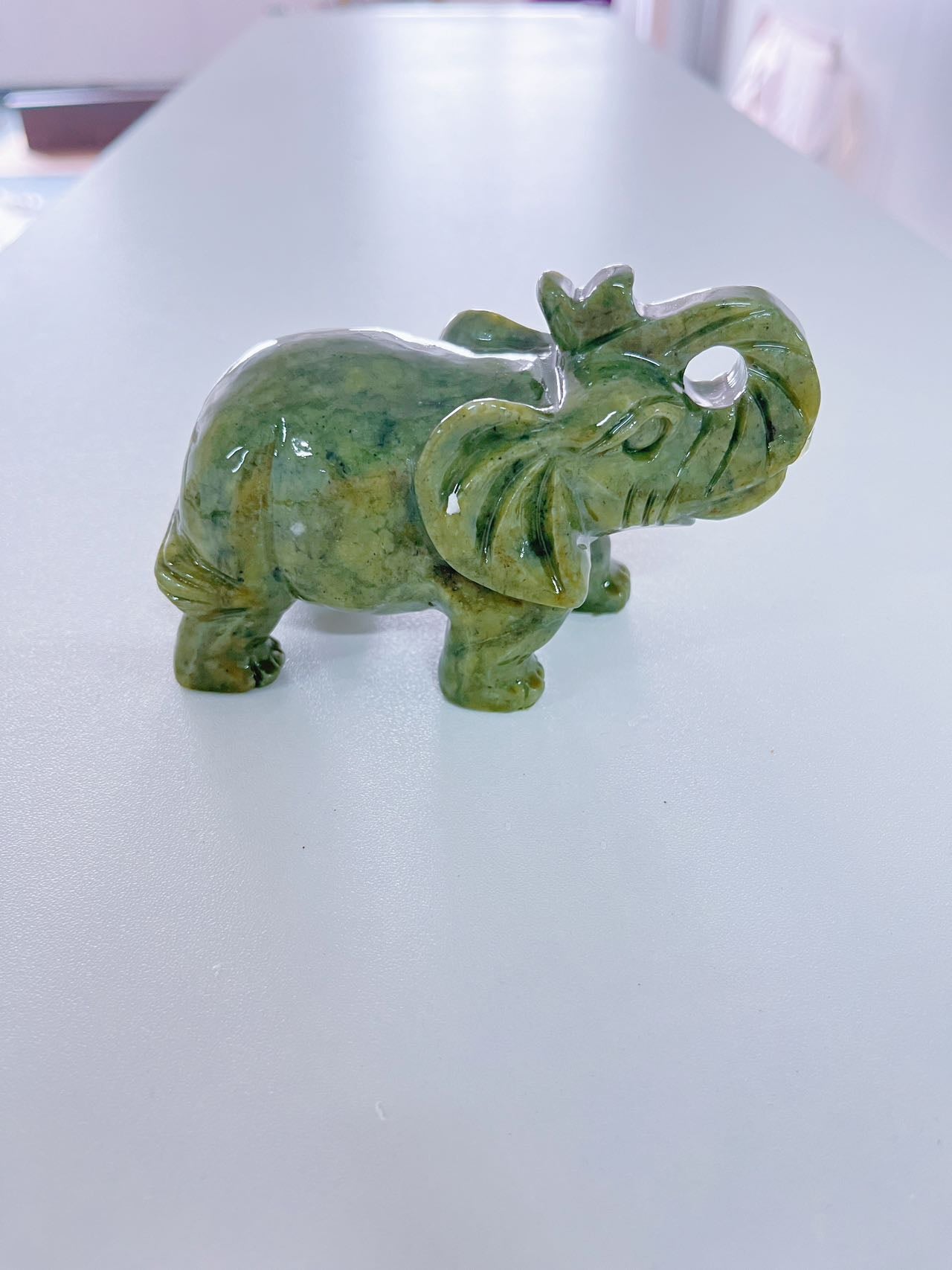 Green Jade Elephant