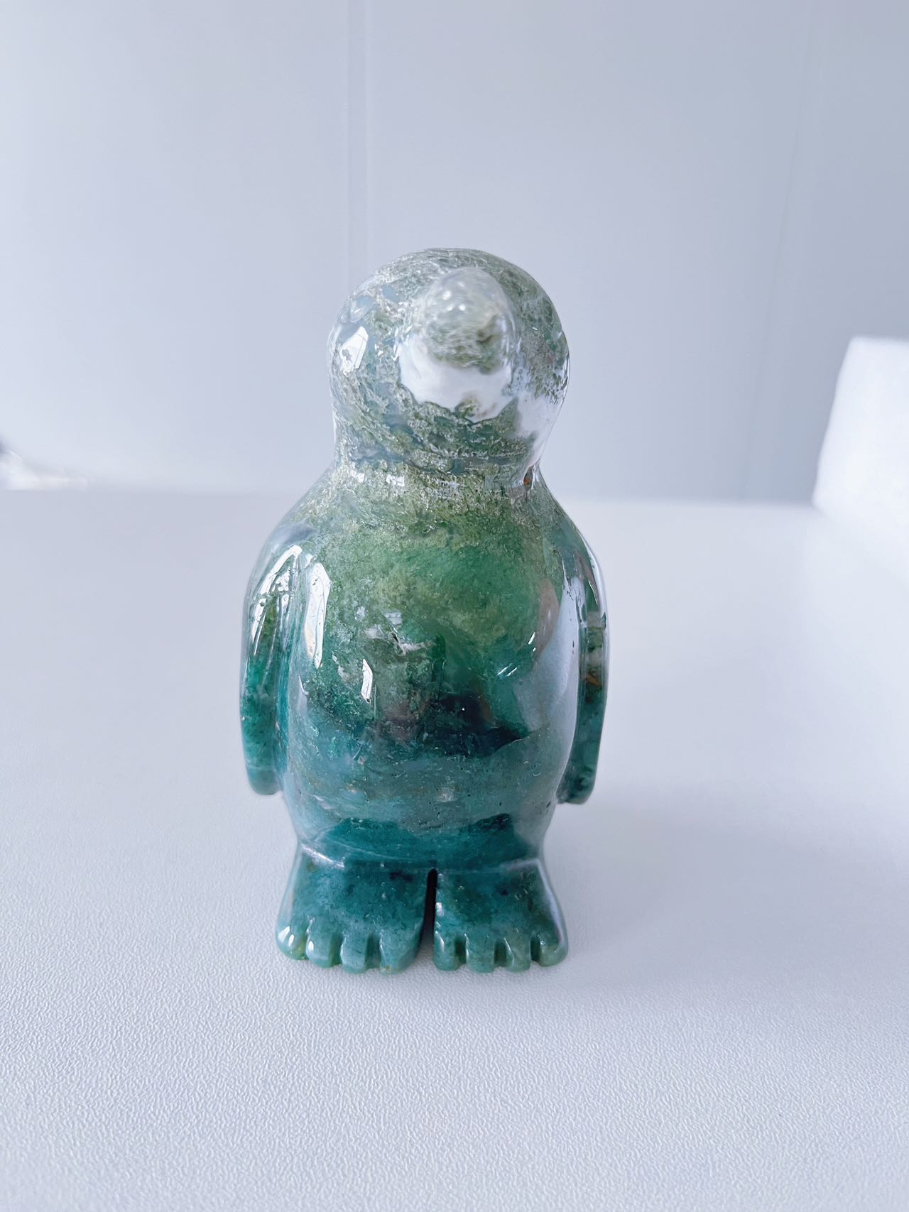 Moss Agate Penguin