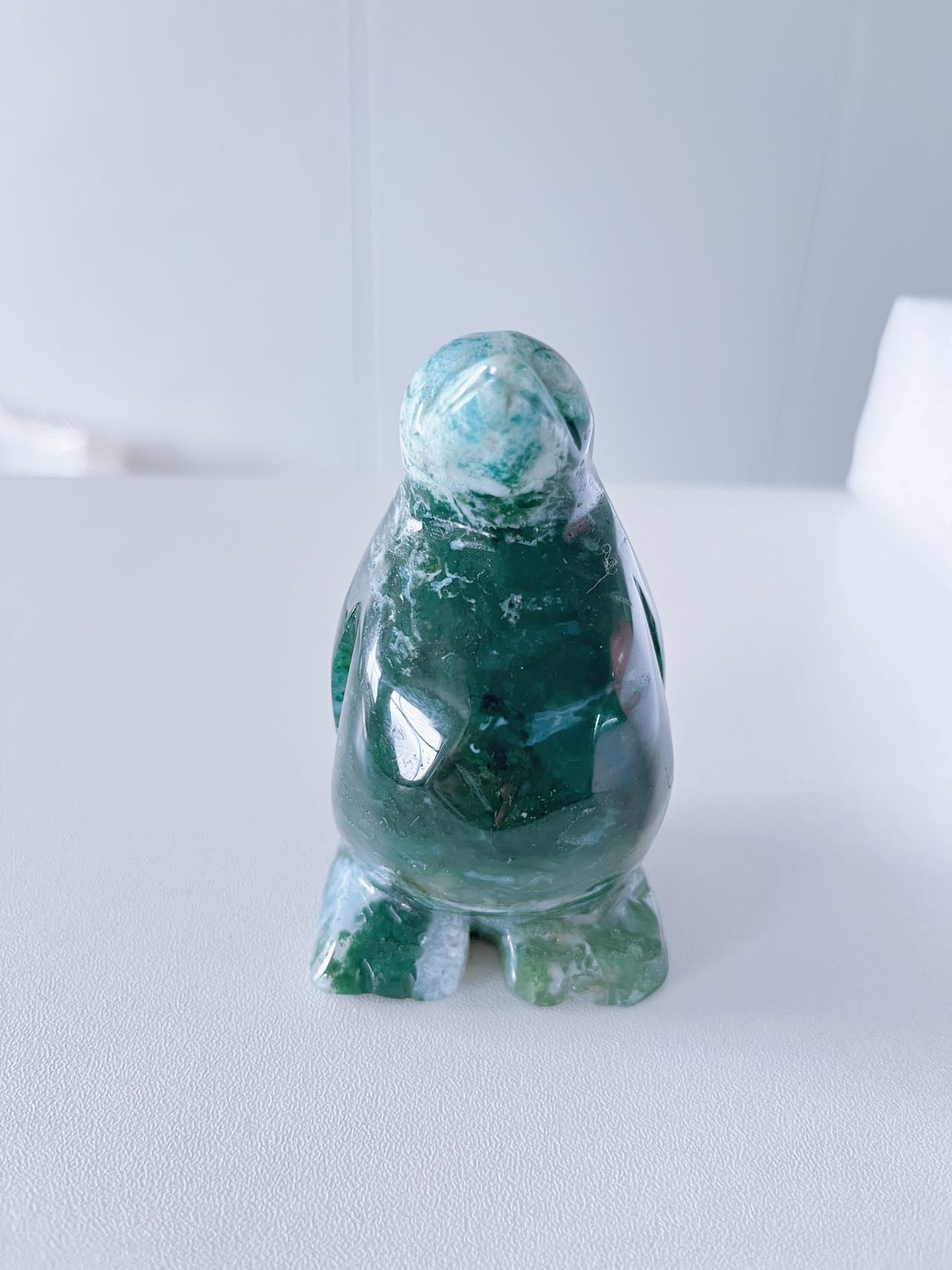 Moss Agate Penguin