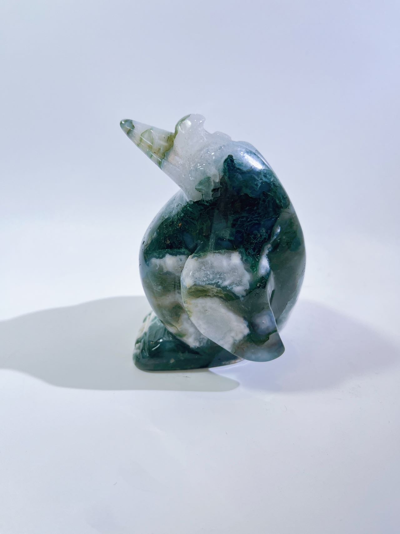 Moss Agate Penguin