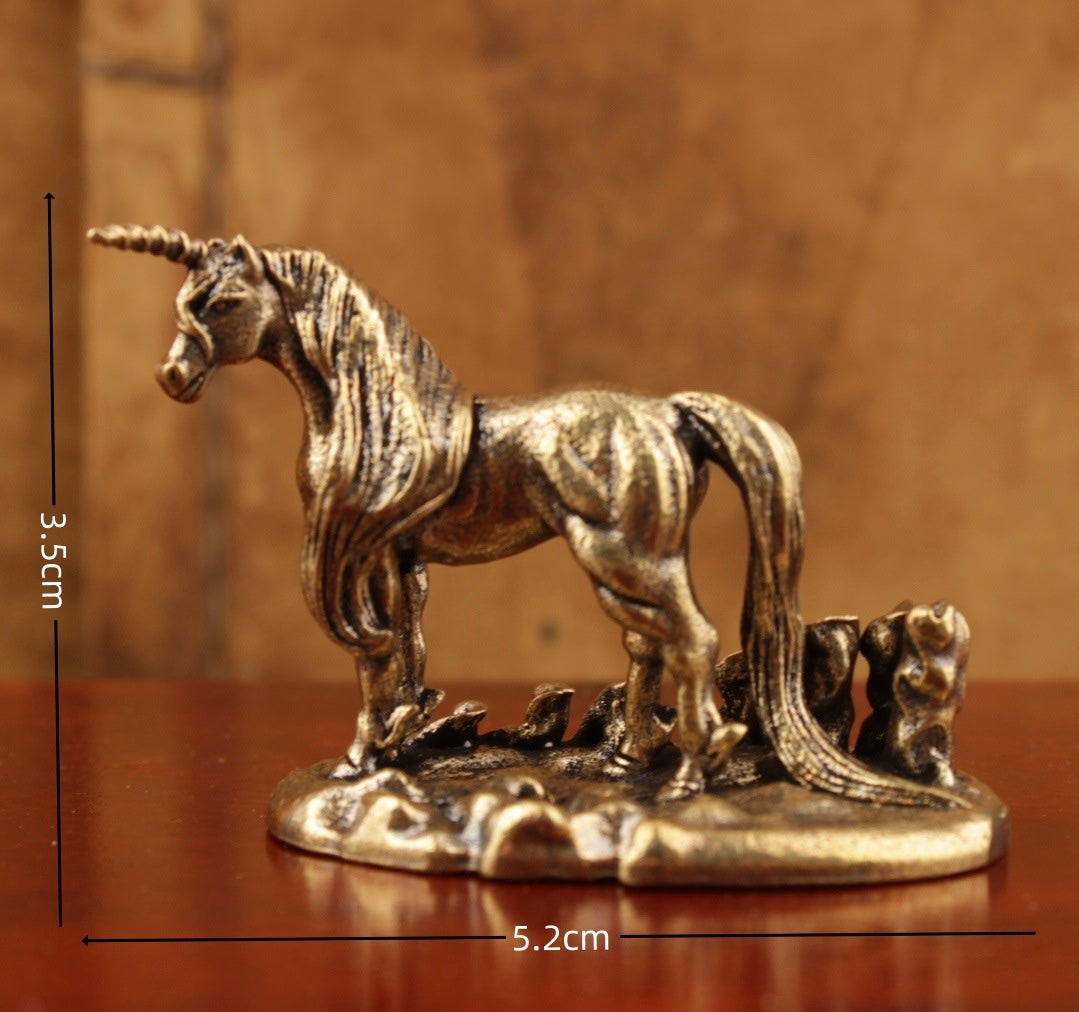 Brass unicorn