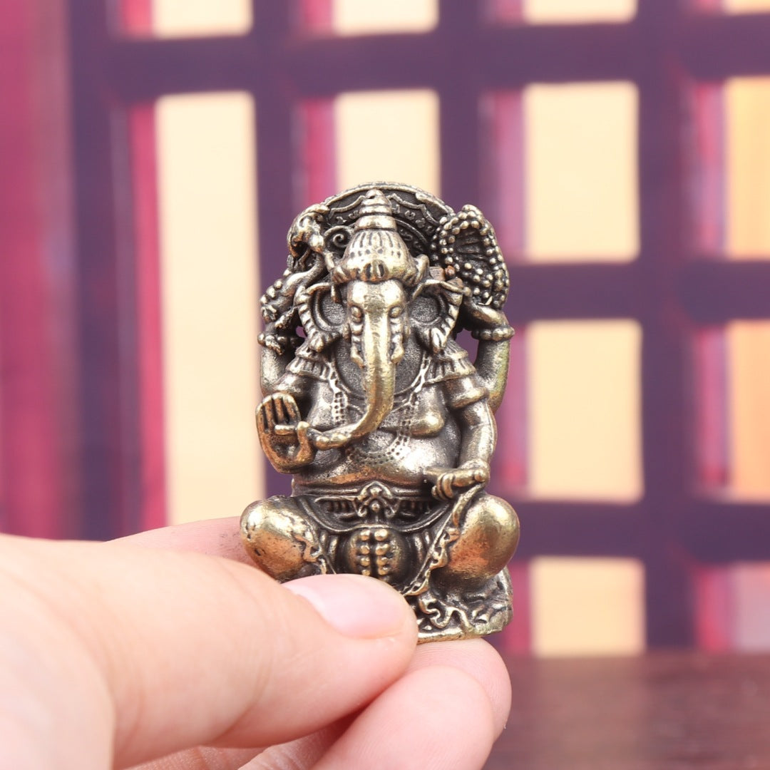 Brass Ganesha/ elephant god