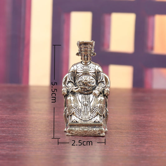 Brass sitting sea goddess (Mazu)