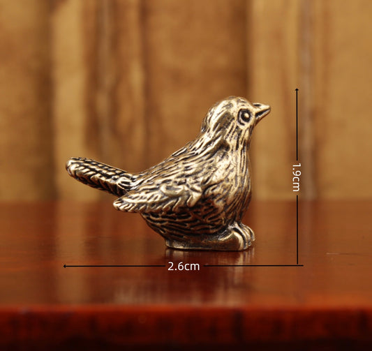 Brass small sparrow