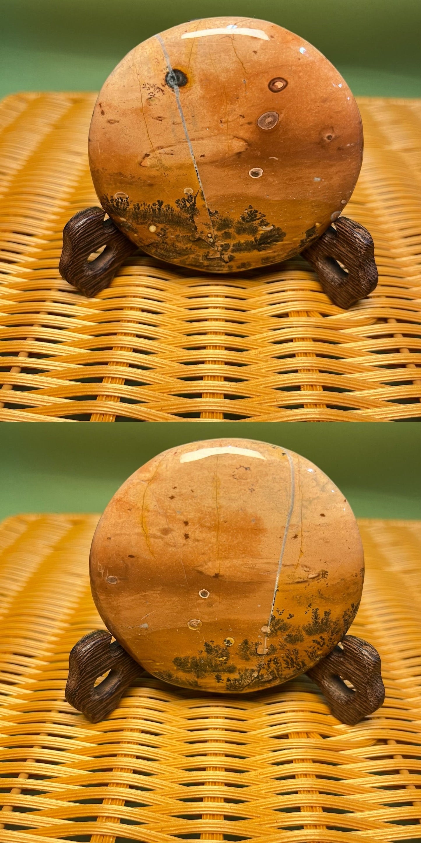 D1024 Picture jasper round coaster