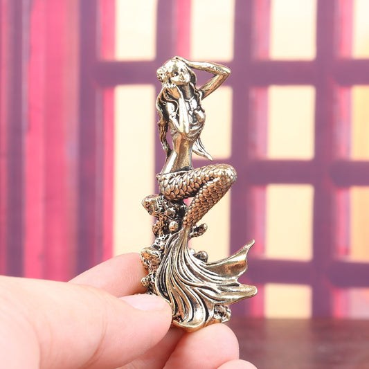Brass mermaid