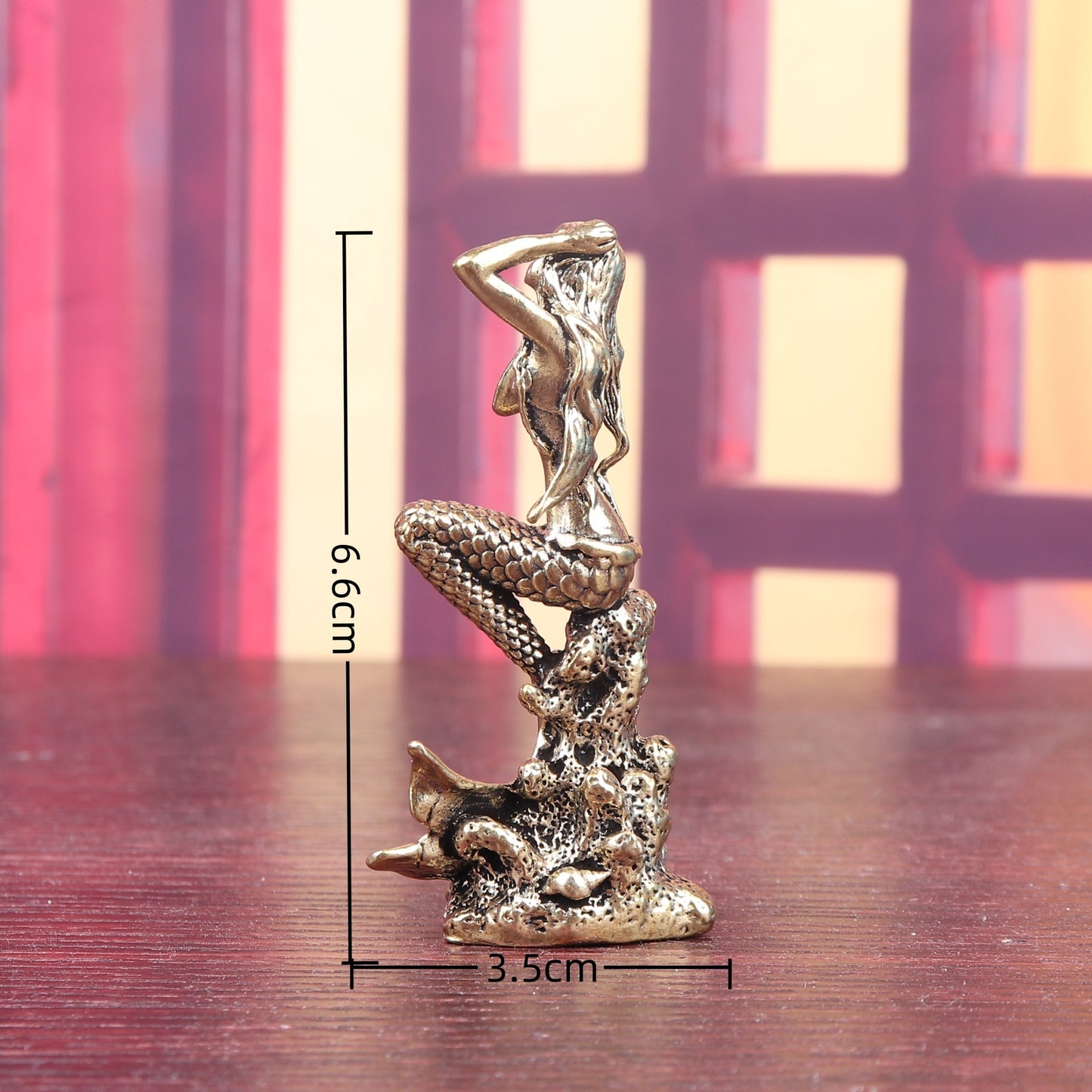 Brass mermaid