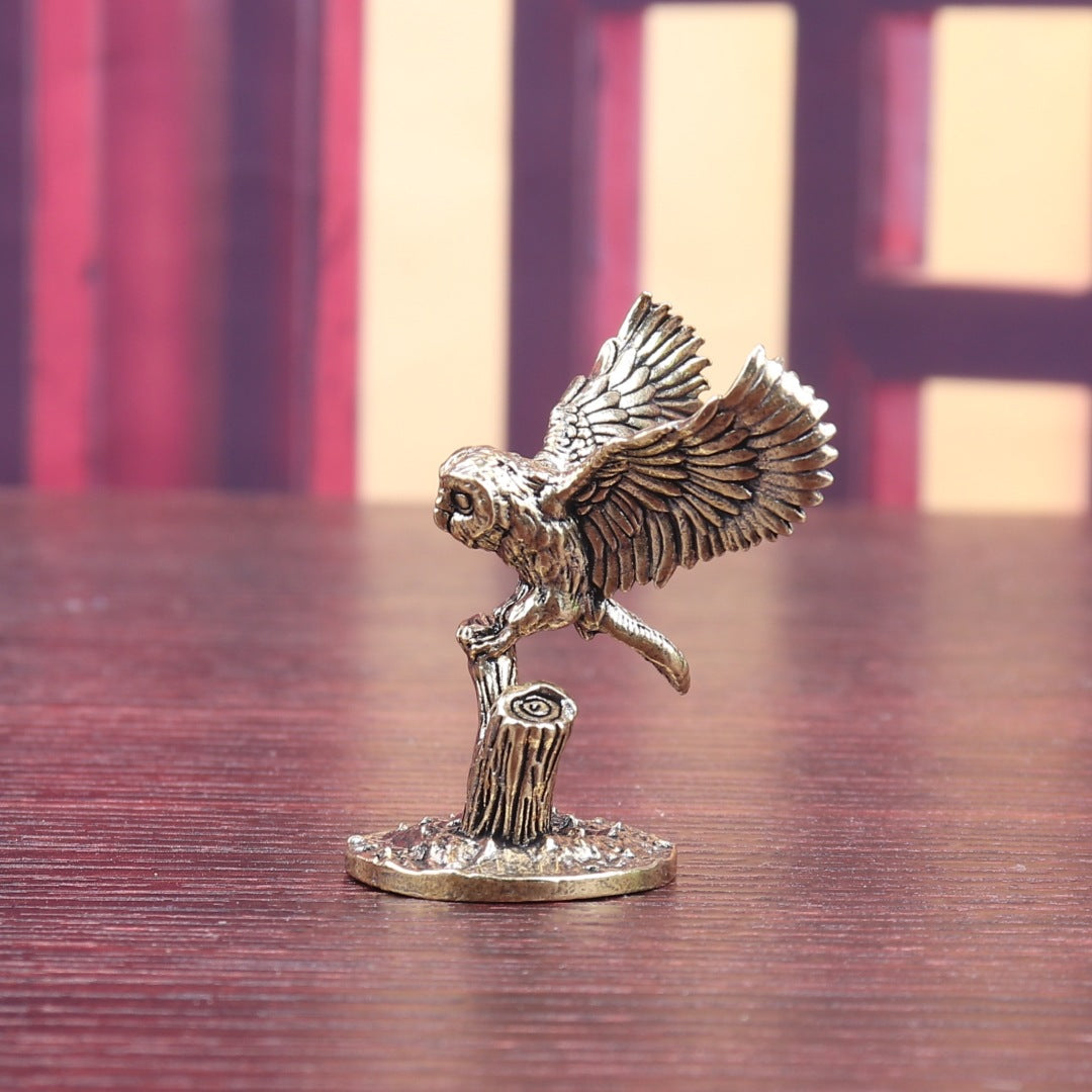 Brass owl