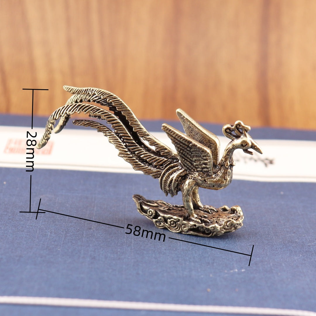 Brass small phoenix