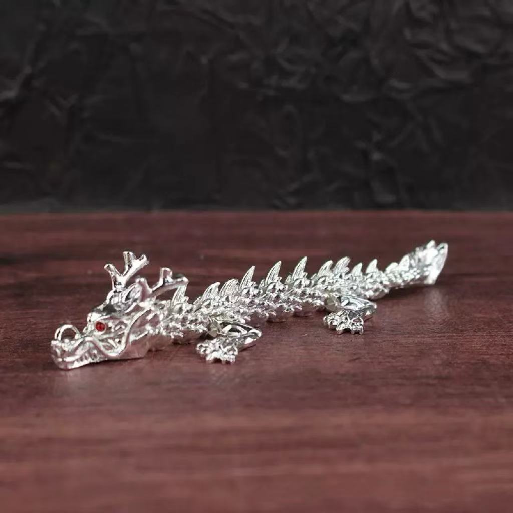 Silver alloy dragon chain 15CM