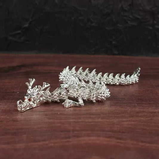 Silver alloy dragon chain 15CM
