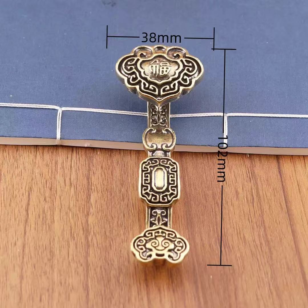 Brass big Ruyi / auspicious decoration