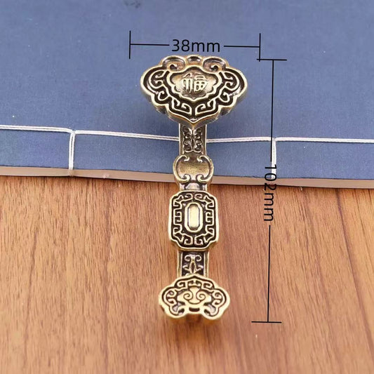 Brass big Ruyi / auspicious decoration