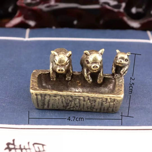 Brass pig trough