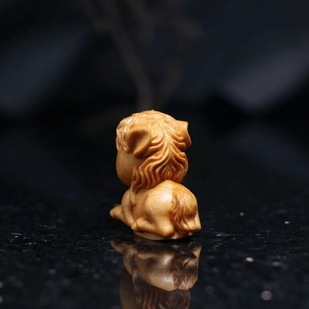 4x3CM Arborvitae wood pony / little horse