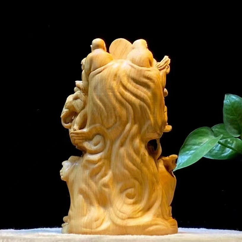 16x10x7cm Arborvitae wood Eighteen Arhat